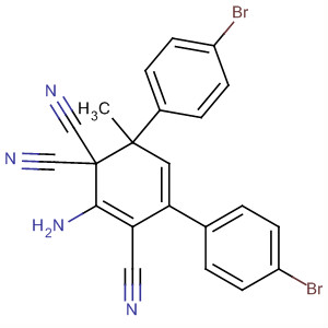 106000-60-6  2,4-Cyclohexadiene-1,1,3-tricarbonitrile,2-amino-4,6-bis(4-bromophenyl)-6-methyl-