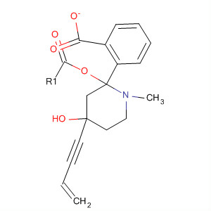 106010-28-0  4-Piperidinol, 4-(3-buten-1-ynyl)-1-methyl-, benzoate (ester)