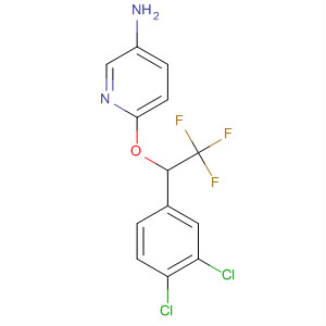 106024-13-9  3-Pyridinamine, 6-[1-(3,4-dichlorophenyl)-2,2,2-trifluoroethoxy]-