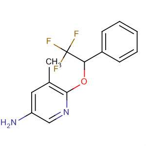 106024-25-3  3-Pyridinamine, 5-methyl-6-(2,2,2-trifluoro-1-phenylethoxy)- 106024-25-3  3-Pyridinamine, 5-methyl-6-(2,2,2-trifluoro-1-phenylethoxy)-