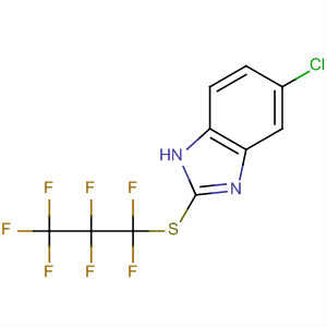 106039-69-4  1H-Benzimidazole, 5-chloro-2-[(heptafluoropropyl)thio]-