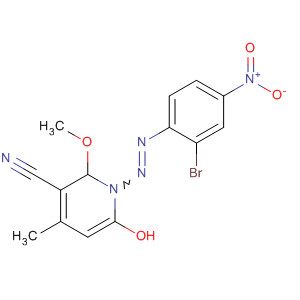 106044-63-7  3-Pyridinecarbonitrile,5-[(4-bromo-2-nitrophenyl)azo]-1,2-dihydro-6-hydroxy-1,4-dimethyl-2-oxo-