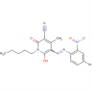 106044-64-8  3-Pyridinecarbonitrile,5-[(4-bromo-2-nitrophenyl)azo]-1,2-dihydro-6-hydroxy-4-methyl-2-oxo-1-pentyl-