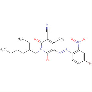 106044-67-1  3-Pyridinecarbonitrile,5-[(4-bromo-2-nitrophenyl)azo]-1-(2-ethylhexyl)-1,2-dihydro-6-hydroxy-4-methyl-2-oxo-