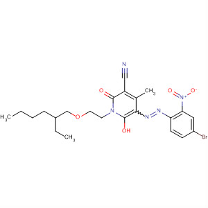 106044-69-3  3-Pyridinecarbonitrile,5-[(4-bromo-2-nitrophenyl)azo]-1-[2-[(2-ethylhexyl)oxy]ethyl]-1,2-dihydro-6-hydroxy-4-methyl-2-oxo-