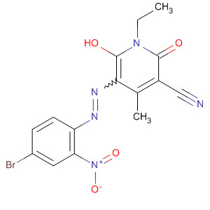 106044-72-8  3-Pyridinecarbonitrile,5-[(4-bromo-2-nitrophenyl)azo]-1-ethyl-1,2-dihydro-6-hydroxy-4-methyl-2-oxo-