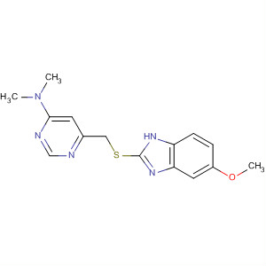 106061-62-5  4-Pyrimidinamine,6-[[(5-methoxy-1H-benzimidazol-2-yl)thio]methyl]-N,N-dimethyl-