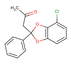 106063-57-4  2-Propanone, 1-(4-chloro-2-phenyl-1,3-benzodioxol-2-yl)-