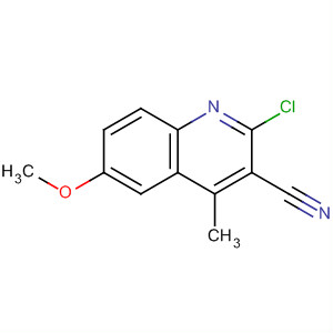 106073-13-6  3-Quinolinecarbonitrile, 2-chloro-6-methoxy-4-methyl-