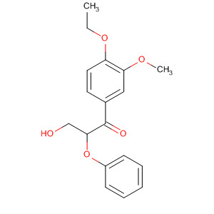 106075-03-0  1-Propanone, 1-(4-ethoxy-3-methoxyphenyl)-3-hydroxy-2-phenoxy-