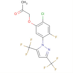 106082-02-4  2-Propanone,1-[5-[3,5-bis(trifluoromethyl)-1H-pyrazol-1-yl]-2-chloro-4-fluorophenoxy]-