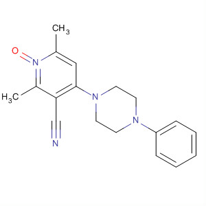 106101-60-4  3-Pyridinecarbonitrile, 2,6-dimethyl-4-(4-phenyl-1-piperazinyl)-, 1-oxide