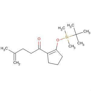 106130-89-6  4-Penten-1-one,1-[2-[[(1,1-dimethylethyl)dimethylsilyl]oxy]-1-cyclopenten-1-yl]-4-methyl-