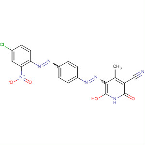 106132-49-4  3-Pyridinecarbonitrile,5-[[4-[(4-chloro-2-nitrophenyl)azo]phenyl]azo]-1,2-dihydro-6-hydroxy-4-methyl-2-oxo-