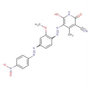 106132-52-9  3-Pyridinecarbonitrile,1,2-dihydro-6-hydroxy-5-[[2-methoxy-4-[(4-nitrophenyl)azo]phenyl]azo]-4-methyl-2-oxo-