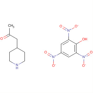 106140-42-5  2-Propanone, 1-(4-piperidinyl)-, compd. with 2,4,6-trinitrophenol (1:1)