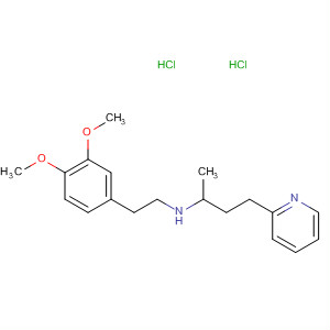 106149-71-7  3-Pyridinepropanamine, N-[2-(3,4-dimethoxyphenyl)ethyl]-a-methyl-,dihydrochloride