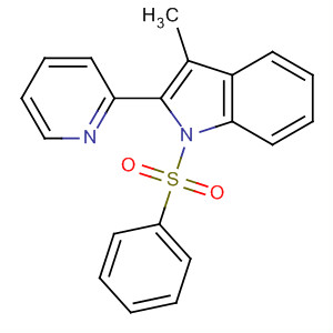 106154-43-2  1H-Indole, 3-methyl-1-(phenylsulfonyl)-2-(2-pyridinyl)-