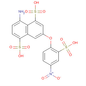 106182-31-4  1,5-Naphthalenedisulfonic acid, 8-amino-3-(4-nitro-2-sulfophenoxy)-