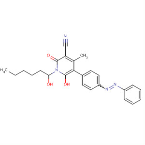 106182-59-6  3-Pyridinecarbonitrile,1,2-dihydro-6-hydroxy-4-methyl-2-oxo-5-[4-(phenylazo)phenyl]-1-(3-propoxypropyl)-