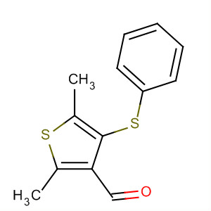 106183-81-7  3-Thiophenecarboxaldehyde, 2,5-dimethyl-4-(phenylthio)-