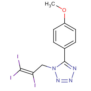 106192-00-1  1H-Tetrazole, 5-(4-methoxyphenyl)-1-(2,3,3-triiodo-2-propenyl)-