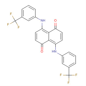 106206-58-0  1,5-Naphthalenedione, 4,8-bis[[3-(trifluoromethyl)phenyl]amino]-