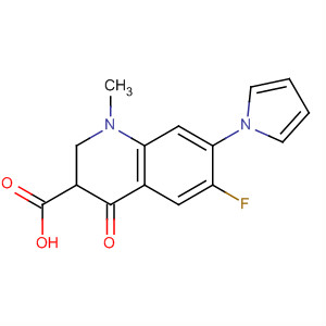 106221-25-4  3-Quinolinecarboxylic acid,6-fluoro-1,2,3,4-tetrahydro-1-methyl-4-oxo-7-(1H-pyrrol-1-yl)-
