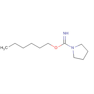 106221-72-1  1-Pyrrolidinecarboximidic acid, hexyl ester
