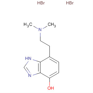 106222-11-1  1H-Benzimidazol-4-ol, 7-[2-(dimethylamino)ethyl]-, dihydrobromide