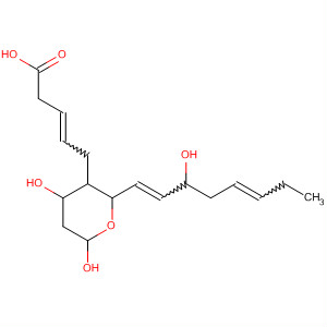 106227-01-4  3-Pentenoic acid,5-[tetrahydro-4,6-dihydroxy-2-(3-hydroxy-1,5-octadienyl)-2H-pyran-3-yl]-