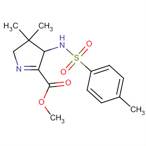 106230-22-2  2H-Pyrrole-5-carboxylic acid,3,4-dihydro-3,3-dimethyl-4-[[(4-methylphenyl)sulfonyl]amino]-, methylester