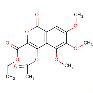 106230-39-1  1H-2-Benzopyran-3-carboxylic acid,4-(acetyloxy)-5,6,7-trimethoxy-1-oxo-, ethyl ester