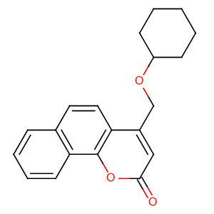 106237-08-5  2H-Naphtho[1,2-b]pyran-2-one, 4-[(cyclohexyloxy)methyl]-