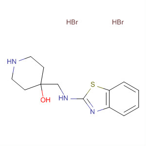 106244-95-5  4-Piperidinol, 4-[(2-benzothiazolylamino)methyl]-, dihydrobromide