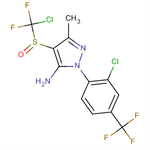 106257-93-6  1H-Pyrazol-5-amine,4-[(chlorodifluoromethyl)sulfinyl]-1-[2-chloro-4-(trifluoromethyl)phenyl]-3-methyl-