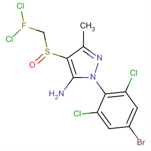 106258-00-8  1H-Pyrazol-5-amine,1-(4-bromo-2,6-dichlorophenyl)-4-[(dichlorofluoromethyl)sulfinyl]-3-methyl-