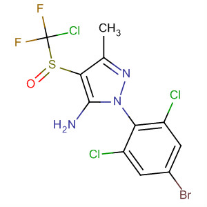 106258-02-0  1H-Pyrazol-5-amine,1-(4-bromo-2,6-dichlorophenyl)-4-[(chlorodifluoromethyl)sulfinyl]-3-methyl-