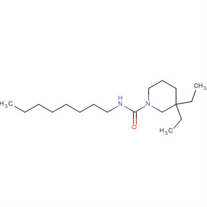 105599-53-9  1-Piperidinecarboxamide, 3,3-diethyl-N-octyl-