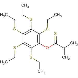 105613-03-4  2-Propenethioic acid, 2-methyl-, S-[pentakis(ethylthio)phenyl] ester