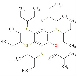 105613-05-6  2-Propenethioic acid, 2-methyl-, S-[pentakis[(1-ethylpropyl)thio]phenyl]ester