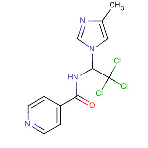 105624-83-7  4-Pyridinecarboxamide,N-[2,2,2-trichloro-1-(4-methyl-1H-imidazol-1-yl)ethyl]-