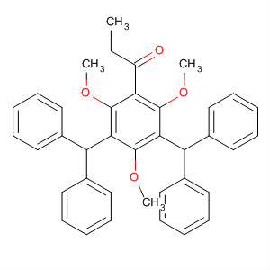 105630-21-5  1-Propanone, 1-[3,5-bis(diphenylmethyl)-2,4,6-trimethoxyphenyl]-