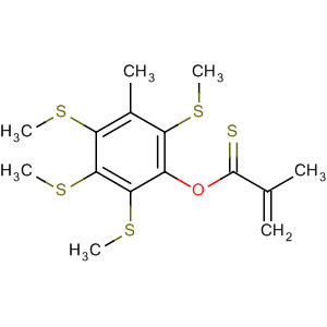 105638-24-2  2-Propenethioic acid, 2-methyl-,S-[3-methyl-2,4,5,6-tetrakis(methylthio)phenyl] ester