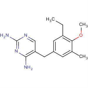 105639-85-8  2,4-Pyrimidinediamine, 5-[(3-ethyl-4-methoxy-5-methylphenyl)methyl]-