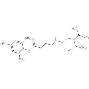 105668-67-5  Butanamide,4-[[2-[bis(1-methylethyl)amino]ethyl]amino]-N-(2,4,6-trimethylphenyl)-