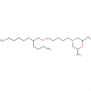 105672-15-9  Morpholine, 4-[5-[(2-butyloctyl)oxy]pentyl]-2,6-dimethyl-