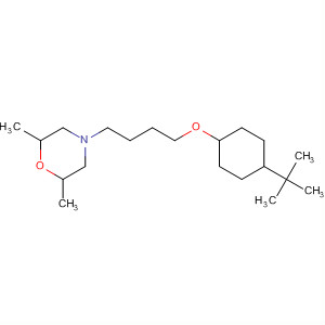 105672-36-4  Morpholine,4-[4-[[4-(1,1-dimethylethyl)cyclohexyl]oxy]butyl]-2,6-dimethyl-