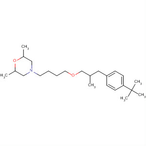 105672-96-6  Morpholine,4-[4-[3-[4-(1,1-dimethylethyl)phenyl]-2-methylpropoxy]butyl]-2,6-dimethyl-