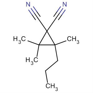 105695-02-1  1,1-Cyclopropanedicarbonitrile, 2,2,3-trimethyl-3-propyl-